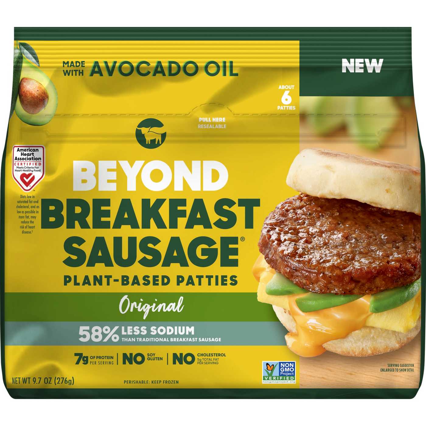 Beyond Meat Plant Based Sausage Patties; image 1 of 2