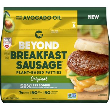 Beyond Meat Plant Based Sausage Patties, 9.7 oz