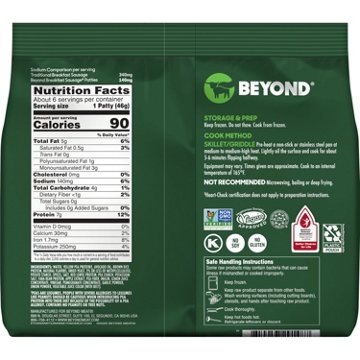Beyond Meat Plant Based Sausage Patties, 9.7 oz