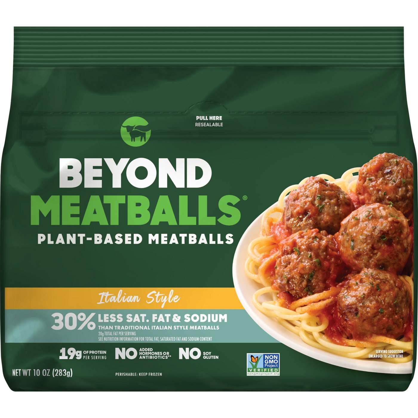 Beyond Meat Plant Based Meatballs - Italian Style; image 1 of 2