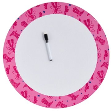 Destination Holiday Round Magnetic Dry Erase Board, EACH