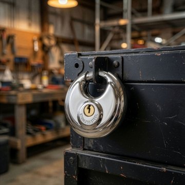 Premier Lock Disc Style Padlock, 2.75''