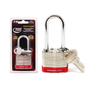 Premier Lock Laminated Padlock, 1.5''