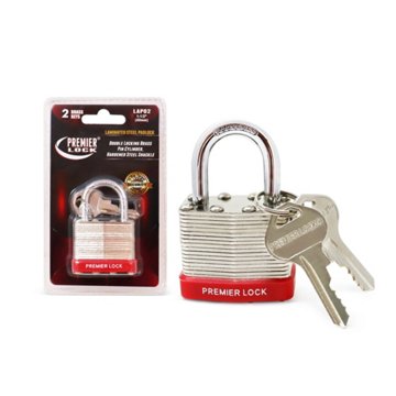 Premier Lock Laminated Padlock, 1.5''