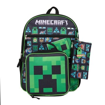 Minecraft Backpack Set, 5 pc