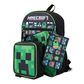 Minecraft Backpack Set, 5 pc