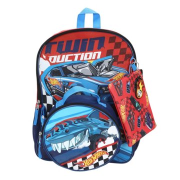 Hot Wheels Backpack Set, 5 pc