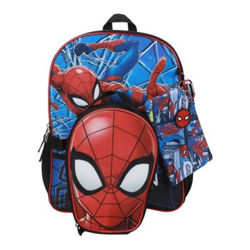 Marvel Spiderman Backpack Set, 5 pc