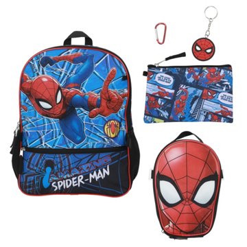 Marvel Spiderman Backpack Set, 5 pc