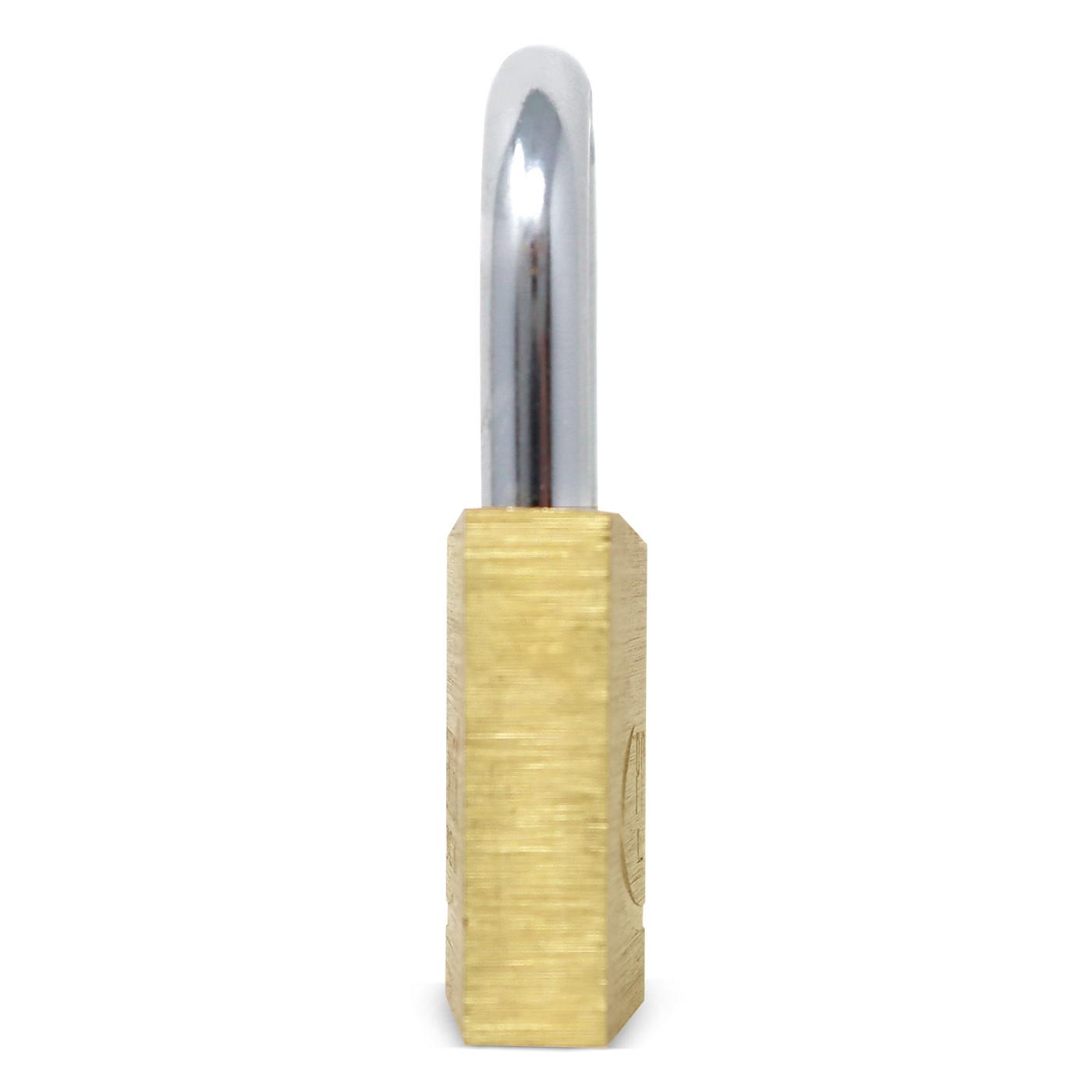 Premier Lock Solid Brass Padlock - Shop Locks & keys at H-E-B