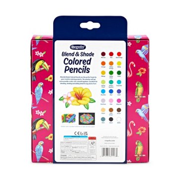 Crayola Blend & Shade Colored Pencils, 24 pk