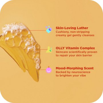 OLLY Bright Mood + Skin Vitamin-Infused Body Wash - Radiant Citrus Currant