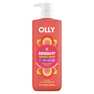 OLLY Bright Mood + Skin Vitamin-Infused Body Wash - Radiant Citrus Currant