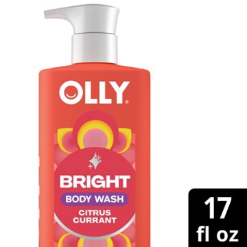 OLLY Bright Mood + Skin Vitamin-Infused Body Wash - Radiant Citrus Currant