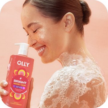 OLLY Bright Mood + Skin Vitamin-Infused Body Wash - Radiant Citrus Currant