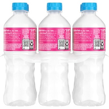 Powerade Zero Sugar Power Water Strawberry Kiwi Electrolyte Beverage 6 pk Bottles