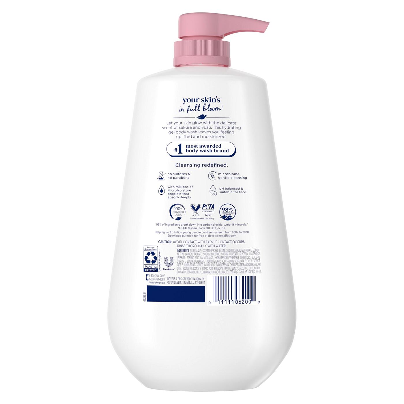 Dove Uplift Body Wash - Sakura Blossom & Yuzu; image 7 of 7