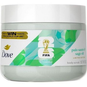Dove Limited Edition Fifa Body Scrub - Palo Santo & Sage Oil, 15 oz
