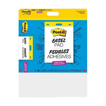 Post-it Super Sticky Easel Pad, 20'' x 23''