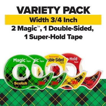 Scotch Tape Variety Pack, 4 ct