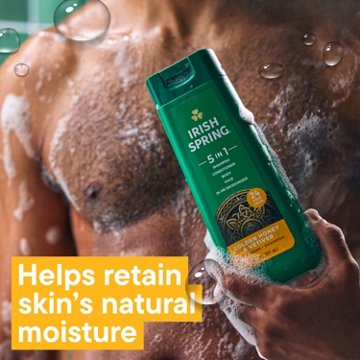 Irish Spring Men's 5-in-1 Body Wash - Golden Honey & Vetiver