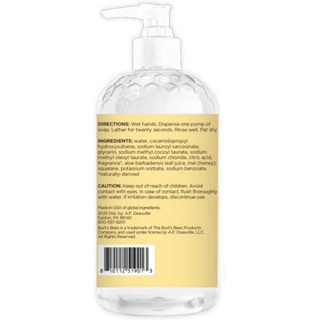 Burt's Bees Liquid Hand Soap with Aloe Vera - Lavender Bergamot