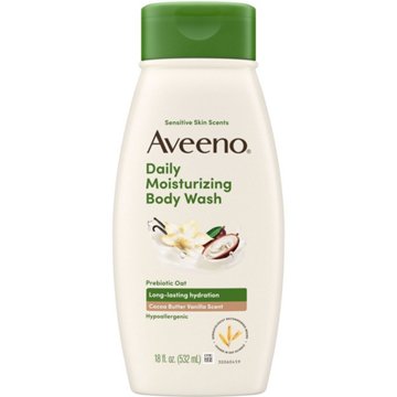 Aveeno Daily Moisturizing Sensitive Skin Oat Body Wash - Cocoa Butter & Vanilla