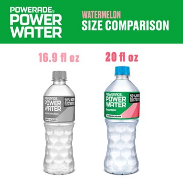 Powerade Zero Sugar Power Water Watermelon Flavored Electrolyte Water