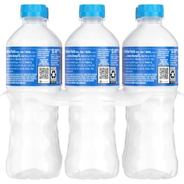Powerade Zero Sugar Power Water Mountain Berry Blast Electrolyte Beverage 6 pk Bottles
