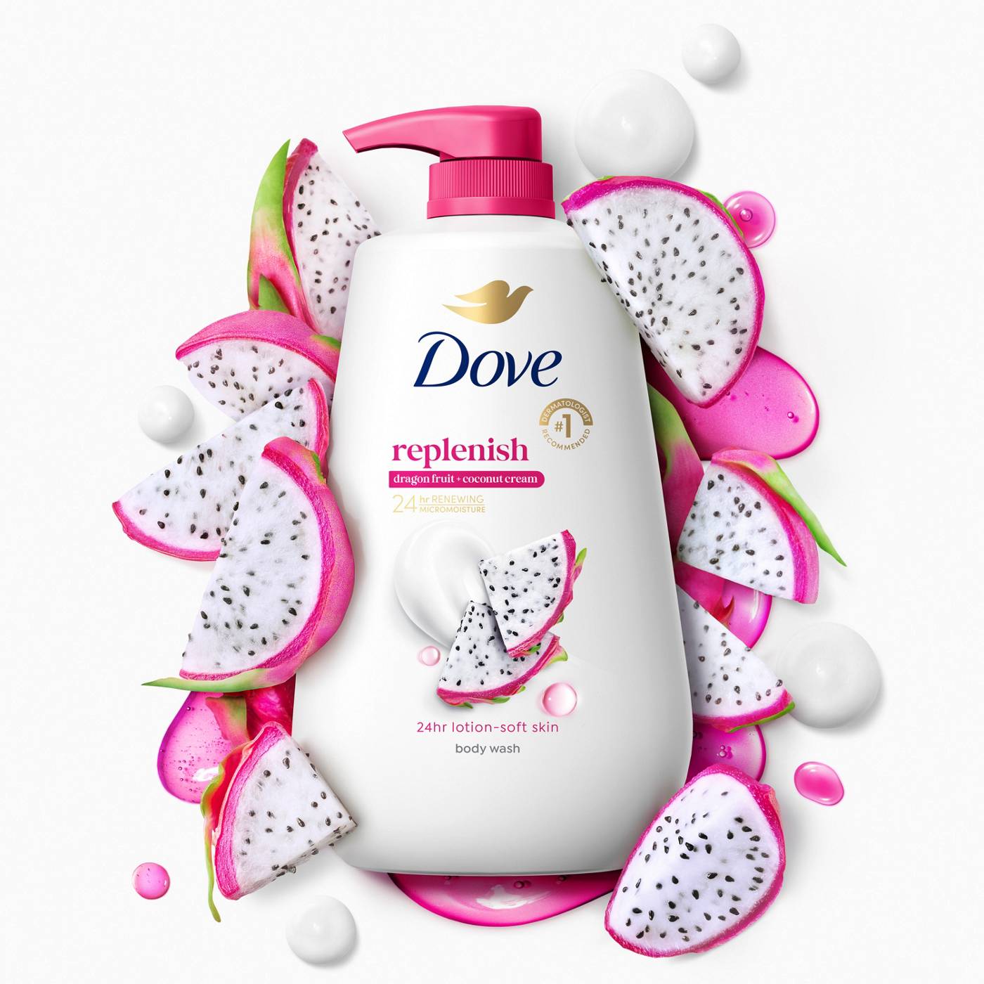 Dove Replenish Body Wash - Dragon Fruit & Coconut Cream; image 2 of 5