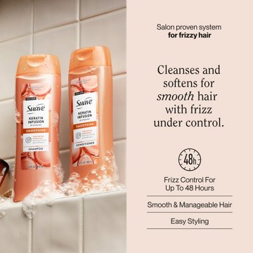 Suave Keratin Infusion Smoothing Shampoo & Conditioner 2 pk