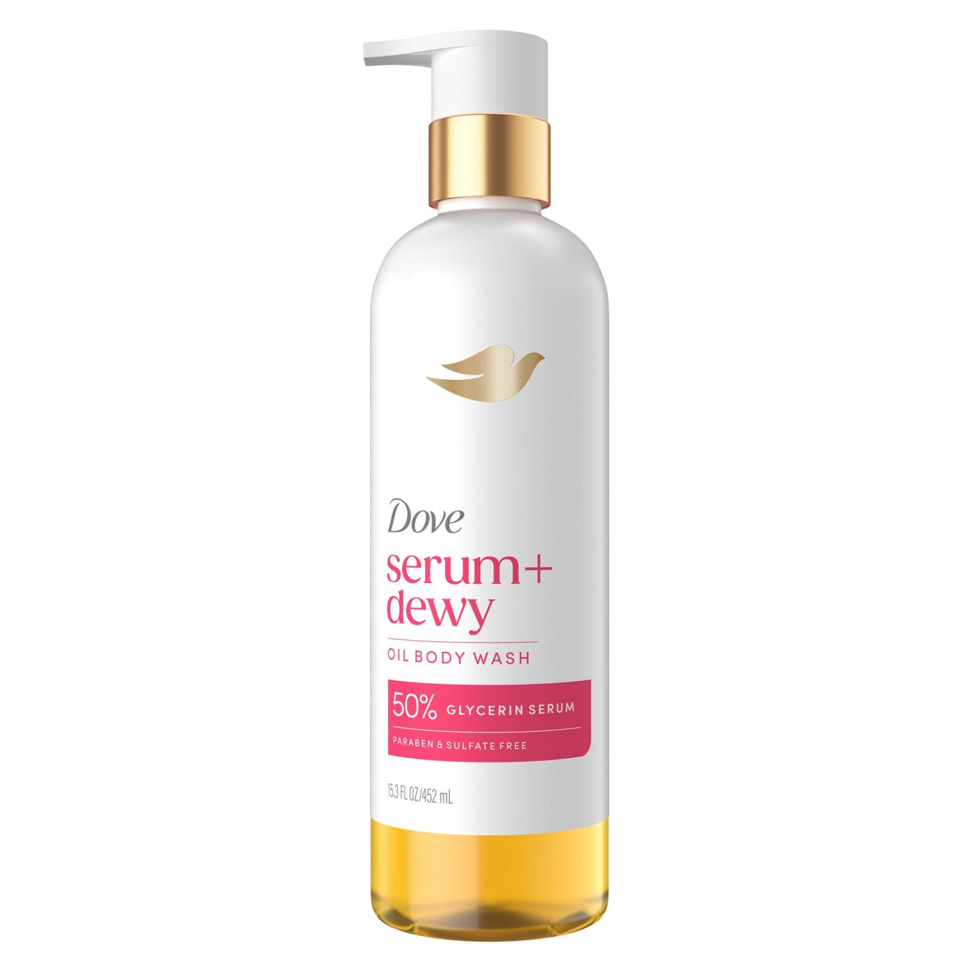 Dove Serum + Dewy Oil Body Wash; image 1 of 7