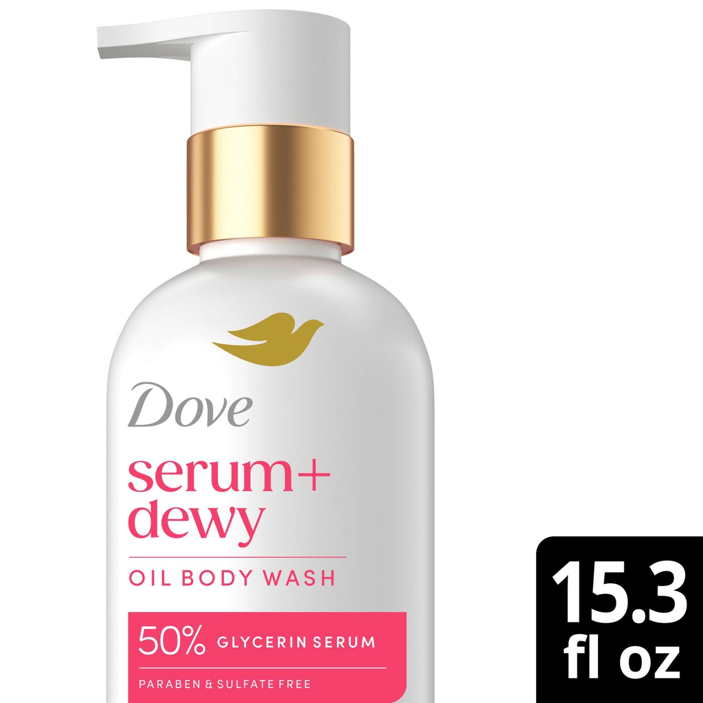 Dove Serum + Dewy Oil Body Wash; image 2 of 7