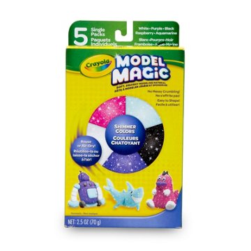 Crayola Model Magic Shimmer Colors, 5 pk, 2.5 oz
