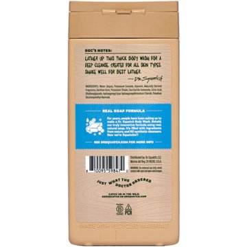 Dr. Squatch Men's Natural Body Wash - Coastal Mist, 14 oz