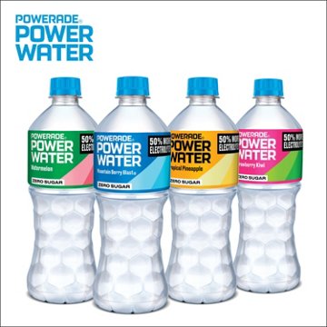 Powerade Zero Sugar Power Water Mountain Berry Blast Electrolyte Beverage