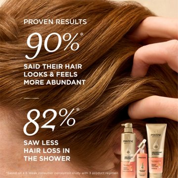 Pantene Abundant & Strong Shampoo with Pro-Vitamin B5 Complex and Niacinamide, 13.5 oz
