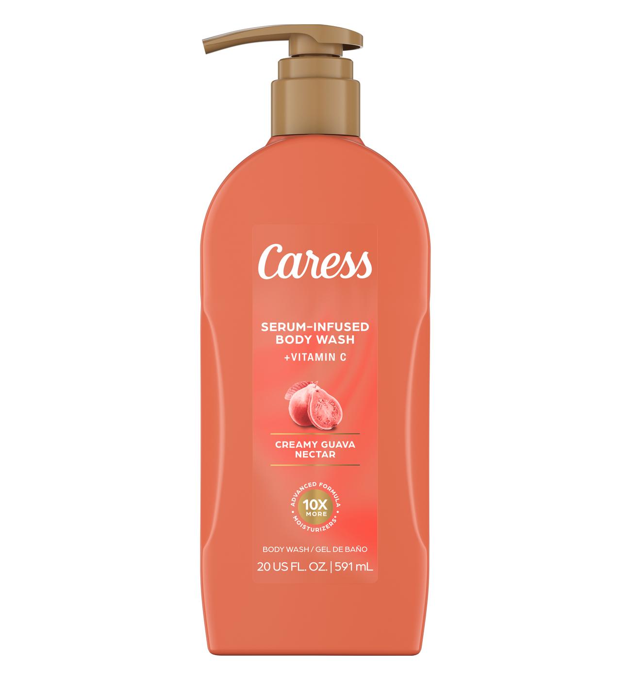 Caress Serum Infused Body Wash Creamy with Vitamin C - Guava Nectar; image 1 of 2