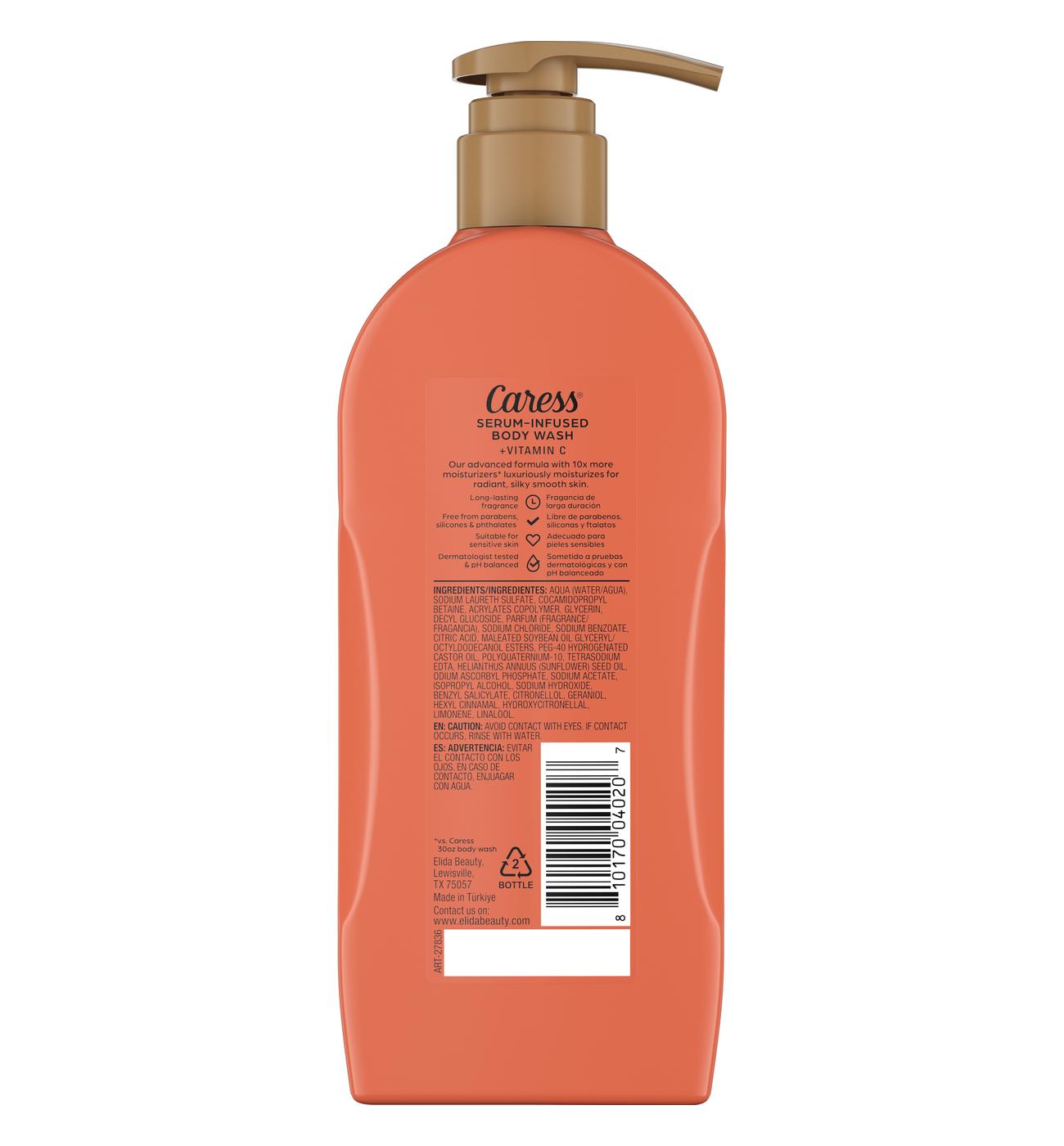 Caress Serum Infused Body Wash Creamy with Vitamin C - Guava Nectar; image 2 of 2