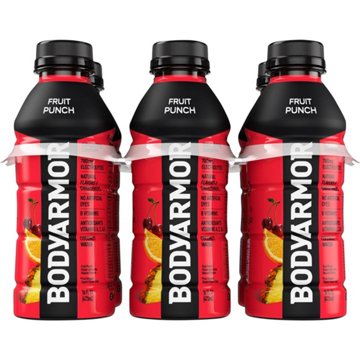 BODYARMOR Fruit Punch Electrolyte Sports Drink 6 pk Bottles