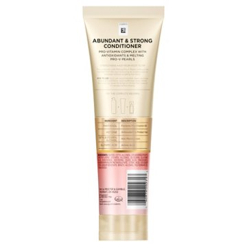 Pantene Abundant & Strong Conditioner with Pro-Vitamin B5 Complex and Antioxidants, 8 oz