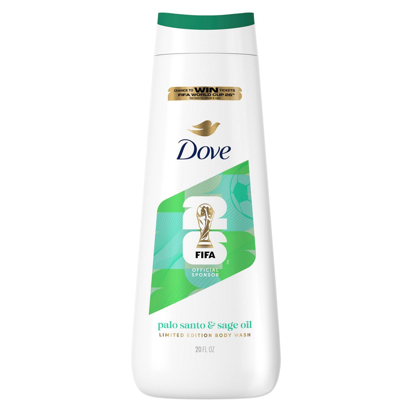 Dove Limited Edition Fifa Body Wash - Palo Santo & Sage Oil; image 1 of 5