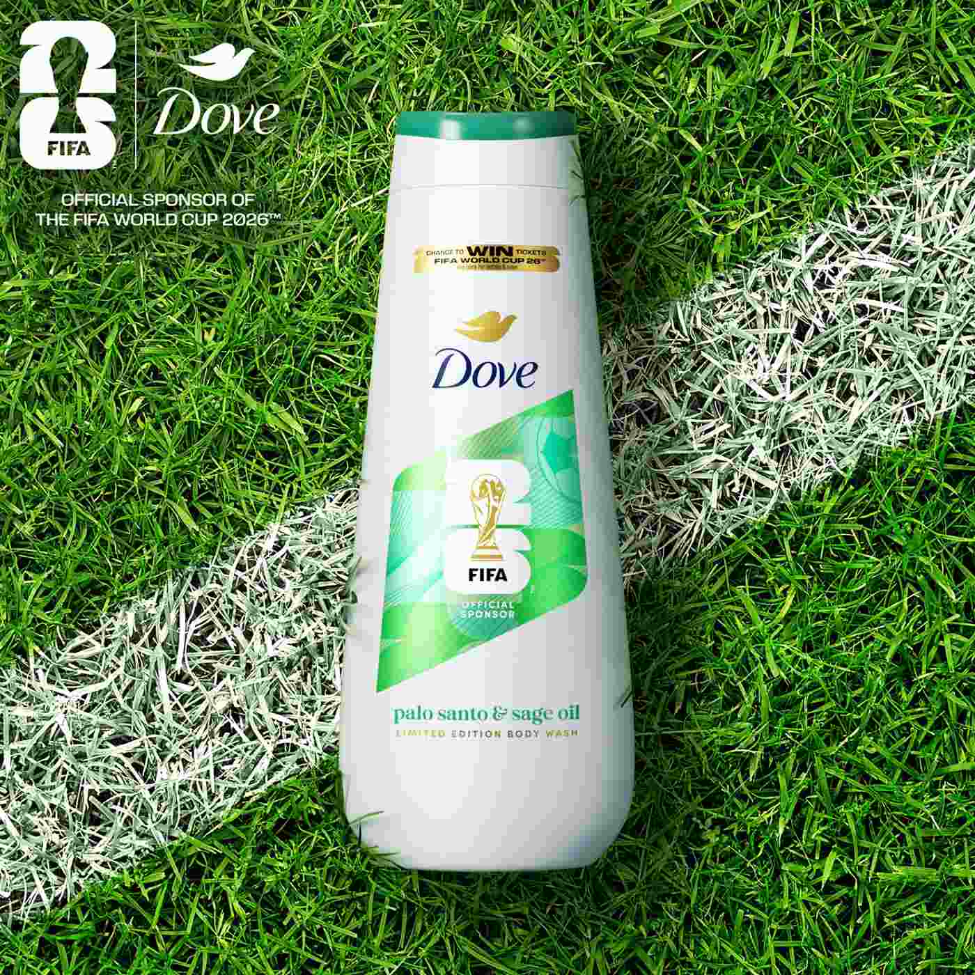 Dove Limited Edition Fifa Body Wash - Palo Santo & Sage Oil; image 2 of 5
