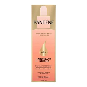 Pantene Abundant & Strong Scalp & Root Serum with Pro-Vitamin B5 Complex and Niacinamide, 2 oz