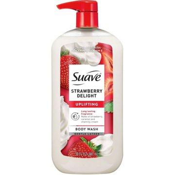 Suave Uplifting Body Wash - Strawberry Delight