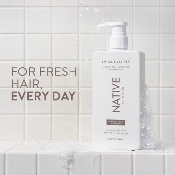 Native Daily Clean Shampoo - Santal & Leather