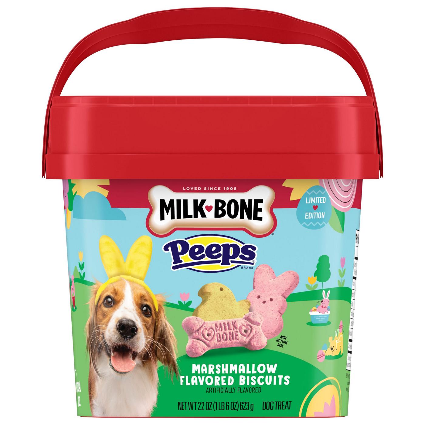MilkBone Peeps Dog Biscuits - Marshmallow; image 1 of 7