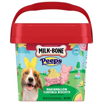 MilkBone Peeps Dog Biscuits - Marshmallow, 22 oz