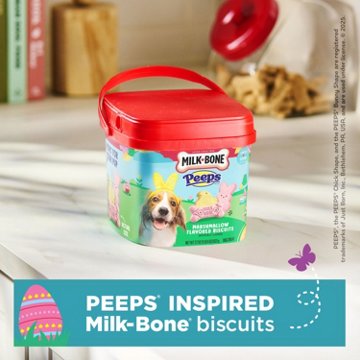 MilkBone Peeps Dog Biscuits - Marshmallow, 22 oz
