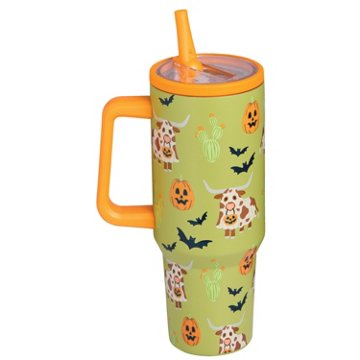 Destination Holiday Longhorn Ghost Halloween Tumbler, 40 oz